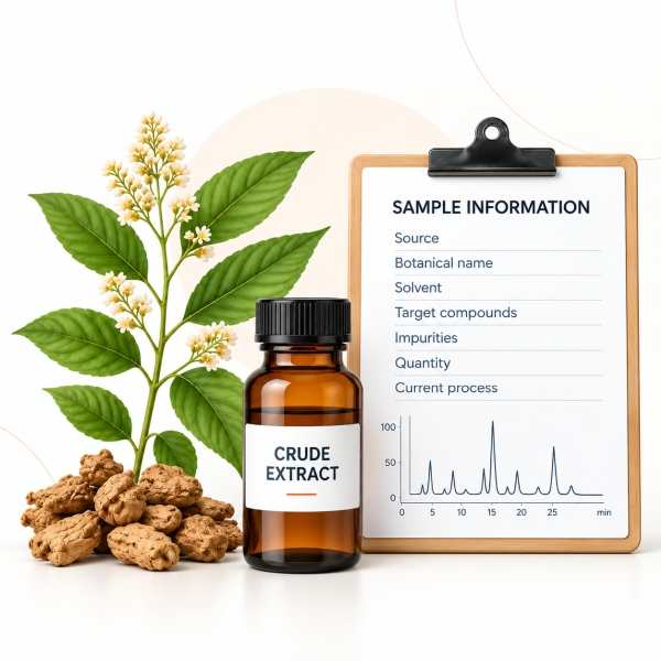 Understanding the botanical extract and sample information